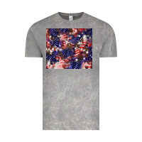 Cloud Rock American flag sparkly  tumbler Vintage Tee - HowdyJamesFarm