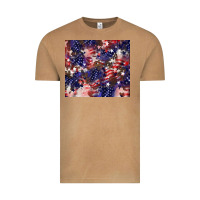 Vintage Camel American flag sparkly  tumbler Vintage Tee - HowdyJamesFarm