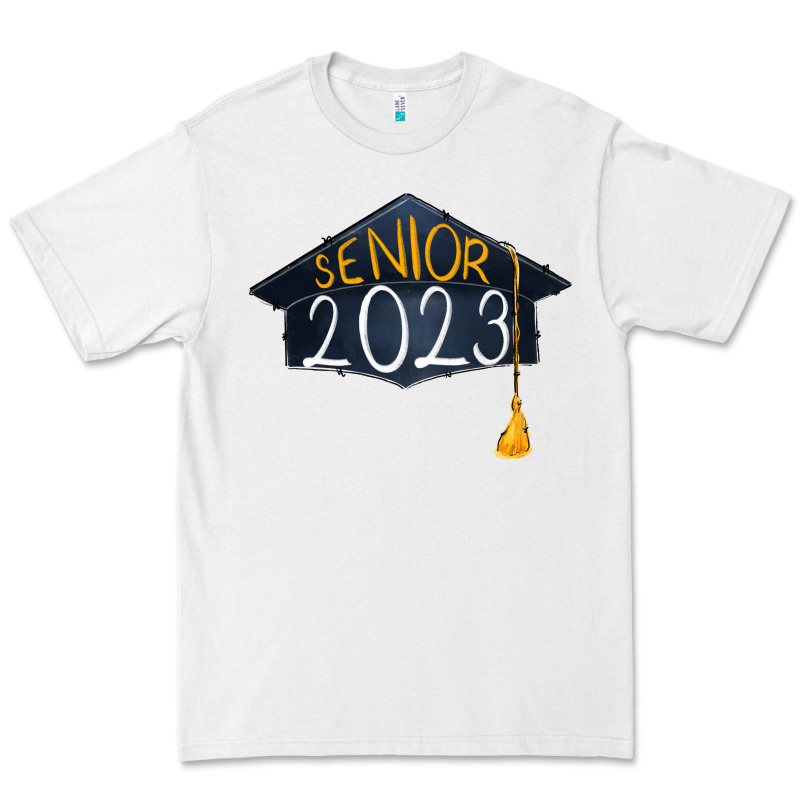 Senior 2023 Graduation Png Sublimation Design Down Premium Tee by RanaPortraitStore | Teevron