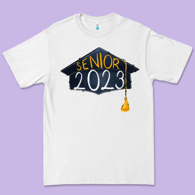 Senior 2023 Graduation Png Sublimation Design Down Premium Tee Designed By Ranaportraitstore