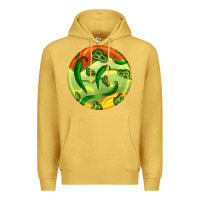 Antique Gold hispanic heritage month round earrings 1 Premium Hoodie - BundleAndBundleShop