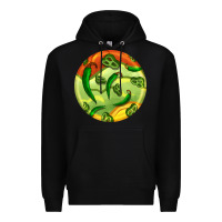 Black hispanic heritage month round earrings 1 Premium Hoodie - BundleAndBundleShop
