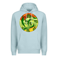 Blue Mist hispanic heritage month round earrings 1 Premium Hoodie - BundleAndBundleShop
