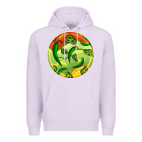 Lilac hispanic heritage month round earrings 1 Premium Hoodie - BundleAndBundleShop