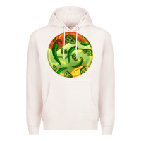 Pale Pink hispanic heritage month round earrings 1 Premium Hoodie - BundleAndBundleShop