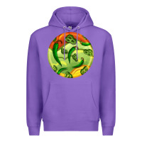 Purple hispanic heritage month round earrings 1 Premium Hoodie - BundleAndBundleShop