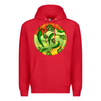 Red hispanic heritage month round earrings 1 Premium Hoodie - BundleAndBundleShop