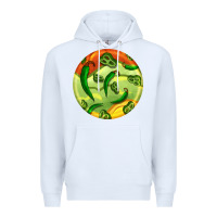 White hispanic heritage month round earrings 1 Premium Hoodie - BundleAndBundleShop