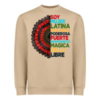 Mushroom hispanic heritage month hand fan Heavyweight Sweatshirt - BundleAndBundleShop