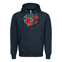 Navy Mom I You More Zipper Hoodie - SublimationCraftShop