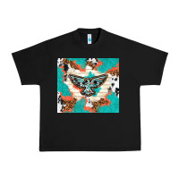 Black freebird with leopard and cowhide pattern Urban Heavy Tee - TumblerDesignByShophia