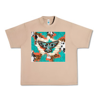 Burro freebird with leopard and cowhide pattern Urban Heavy Tee - TumblerDesignByShophia