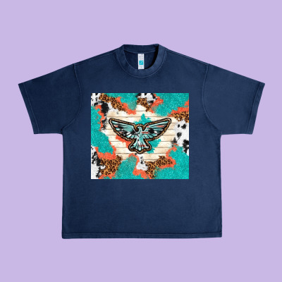 Freebird With Leopard And Cowhide Pattern Urban Heavy Tee Designed By Tumblerdesignbyshophia