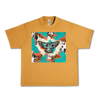 Peanut Butter freebird with leopard and cowhide pattern Urban Heavy Tee - TumblerDesignByShophia