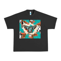 Pigment Black freebird with leopard and cowhide pattern Urban Heavy Tee - TumblerDesignByShophia