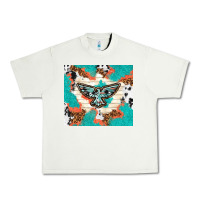 Pistachio freebird with leopard and cowhide pattern Urban Heavy Tee - TumblerDesignByShophia