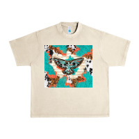 Sandshell freebird with leopard and cowhide pattern Urban Heavy Tee - TumblerDesignByShophia