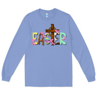 Colony Blue Easter crown of thorns Easter Day Long Sleeve Tee - HowdyJamesFarm