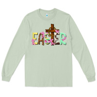 Matcha Easter crown of thorns Easter Day Long Sleeve Tee - HowdyJamesFarm