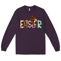 Plum Easter crown of thorns Easter Day Long Sleeve Tee - HowdyJamesFarm