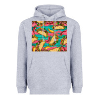 Heather Grey mexican taco paper glitter leopard wooden Heavyweight Hoodie - Artiststas