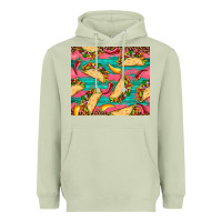 Matcha mexican taco paper glitter leopard wooden Heavyweight Hoodie - Artiststas