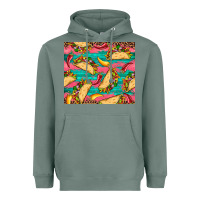 Sage mexican taco paper glitter leopard wooden Heavyweight Hoodie - Artiststas