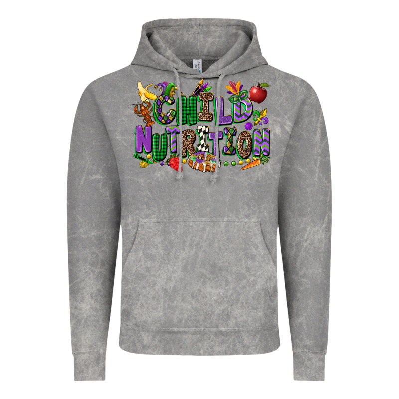 Child Nutrition Mardi Gras Cowgirl Vintage Hoodie by CowGirlArtShop | Teevron