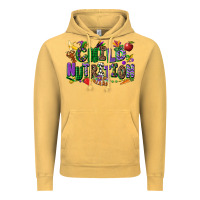 Vintage Mustard child nutrition mardi gras cowgirl Vintage Hoodie - CowGirlArtShop