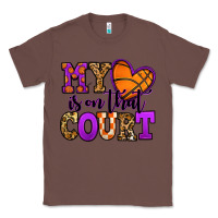 Chestnut my heart is on that court basketball Classic Tee - Jasminsmagicworld