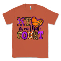 Copper my heart is on that court basketball Classic Tee - Jasminsmagicworld