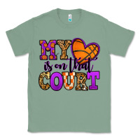 My Heart Is On That Court Basketball Classic Tee | Teevron