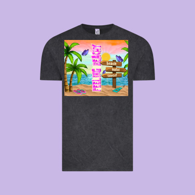 Feeling Beachy Vintage Tee Designed By Tumblerdesignbyshophia