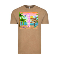 Vintage Coffee feeling beachy Vintage Tee - TumblerDesignByShophia