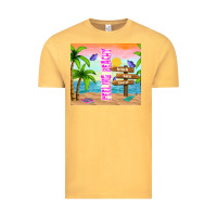 Vintage Mustard feeling beachy Vintage Tee - TumblerDesignByShophia