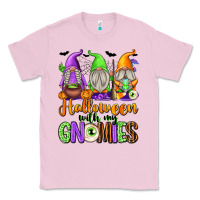 Bubblegum Pink Halloween with My Gnomes Classic Tee - texasbilliewilder