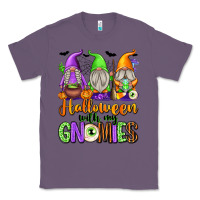 Lavender Halloween with My Gnomes Classic Tee - texasbilliewilder
