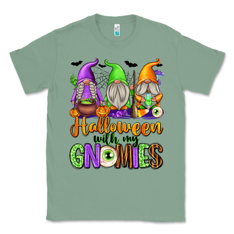 Halloween With My Gnomes Classic Tee by texasbilliewilder | Teevron