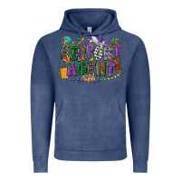 Vintage Denim airport agent mardi gras Vintage Hoodie - CowGirlArtShop