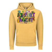 Vintage Mustard airport agent mardi gras Vintage Hoodie - CowGirlArtShop