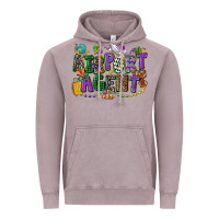 Vintage Zinc airport agent mardi gras Vintage Hoodie - CowGirlArtShop