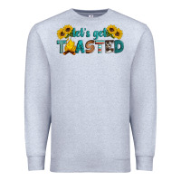 Heather Grey let's get toasted Premium Sweatshirt - Artiststas