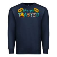Navy let's get toasted Premium Sweatshirt - Artiststas