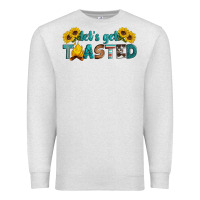 Oatmeal Heather let's get toasted Premium Sweatshirt - Artiststas