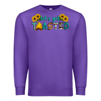 Purple let's get toasted Premium Sweatshirt - Artiststas