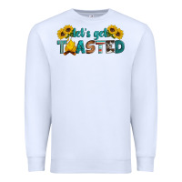 White let's get toasted Premium Sweatshirt - Artiststas