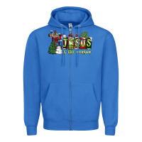 True Royal jesus İs the reason Zipper Hoodie - CowhideDigitalArt