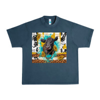 Midnight Navy black angus Urban Heavy Tee - TumblerDesignByShophia