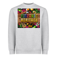 Heather Grey hispanic heritage tumbler Heavyweight Sweatshirt - BundleAndBundleShop