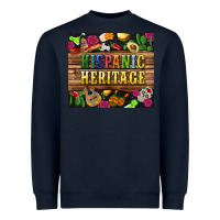 Navy hispanic heritage tumbler Heavyweight Sweatshirt - BundleAndBundleShop